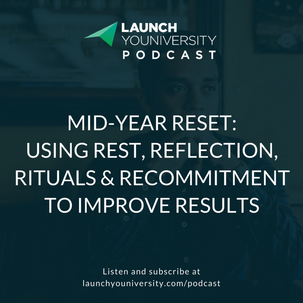 085: Mid-Year Reset: Using Rest, Reflection, Rituals & Recommitment to Improve Results
